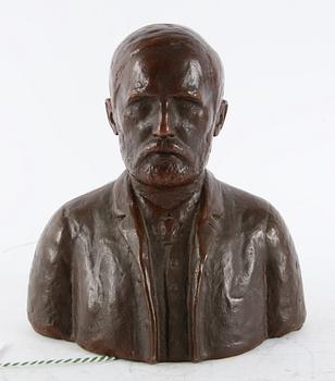 COLLIN, JOHANNES, skulptur, brons, sign o dat 1909.