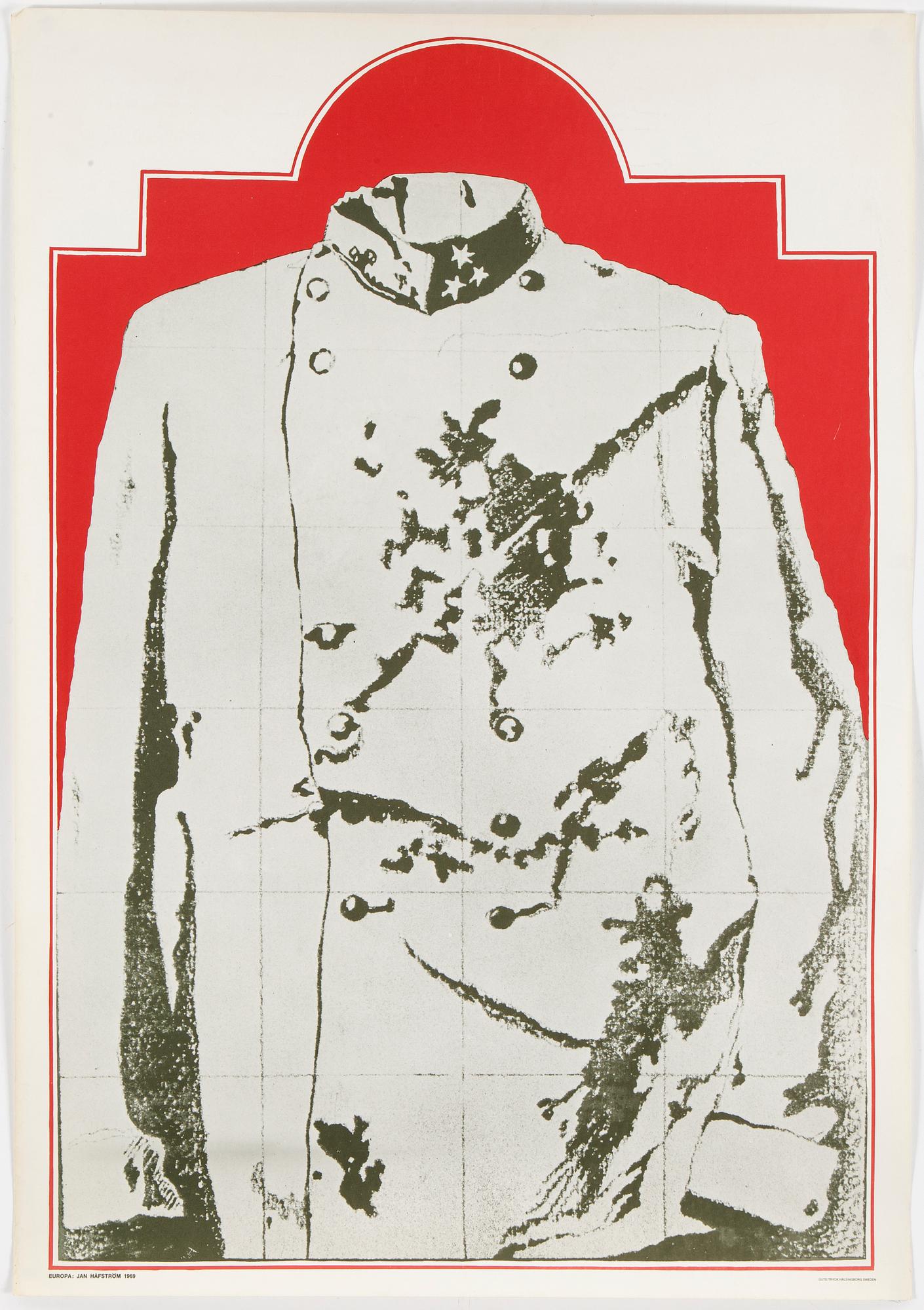 7 political posters mostly from 1960s and 70s, Sweden.