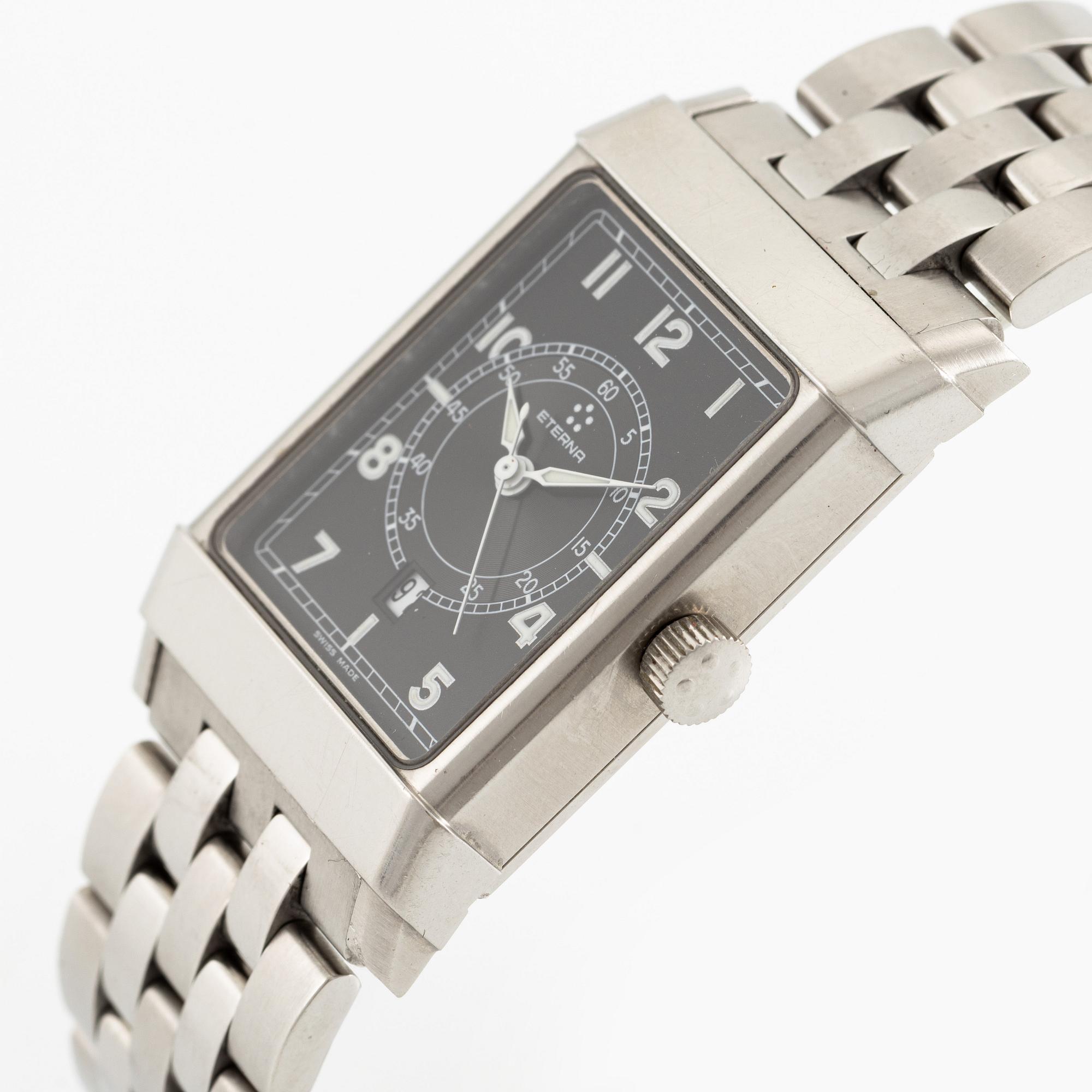 Eterna, Les Historiques 1935, wristwatch, 26 x 35 (41) mm.