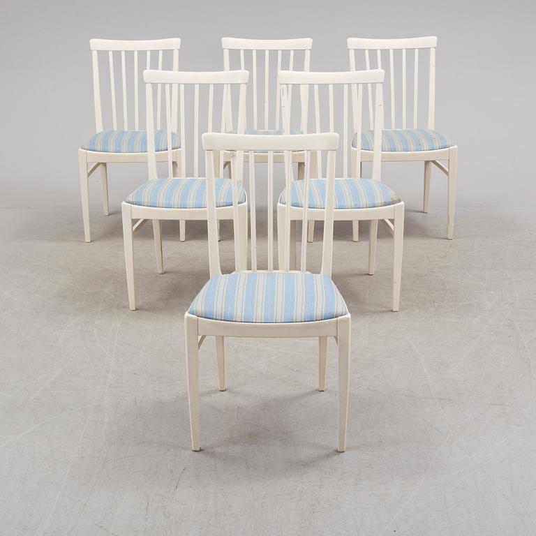 CARL MALMSTEN, matgrupp 7 delar, "Herrgården", Bodafors möbelfabrik.
