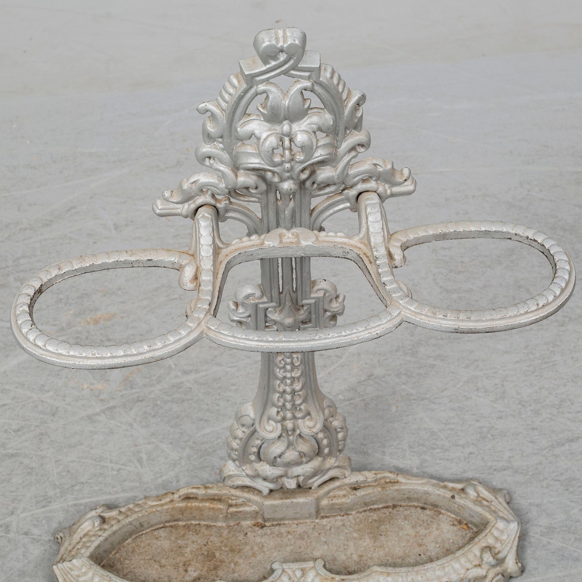 PARAPLYSTÄLL, gjutjärn, 1900-tal.