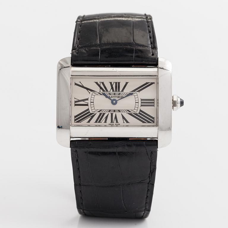 CARTIER, Tank Divan, wristwatch, 38 x 24 mm.