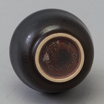 A mid 20th century vase and a bowl by Berndt Friberg, Gustavsberg.