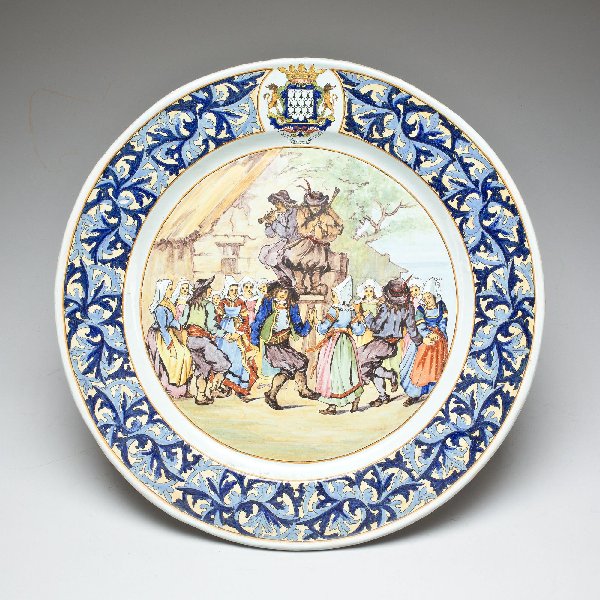 FAT, fajans, Frankrike. 1800-talets slut.