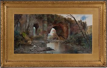 Ettore Roesler Franz, AN OLD AQUEDUCT.