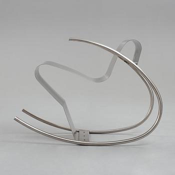 Sigurdur Gustafsson, a "Rock n Roll" stainless steel rocking chair, Källemo, Sweden, post 1999.