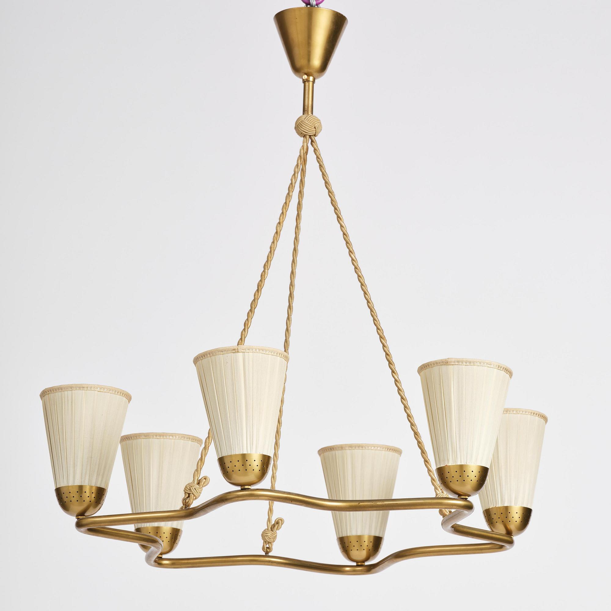 Bergboms, taklampa, Swedish Modern, Malmö, 1950-tal.