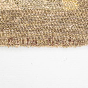 Brita Grahn, a carpet, "Pärlbandet", flat weave, ca 235 x 164 cm, signed HV Brita Grahn.