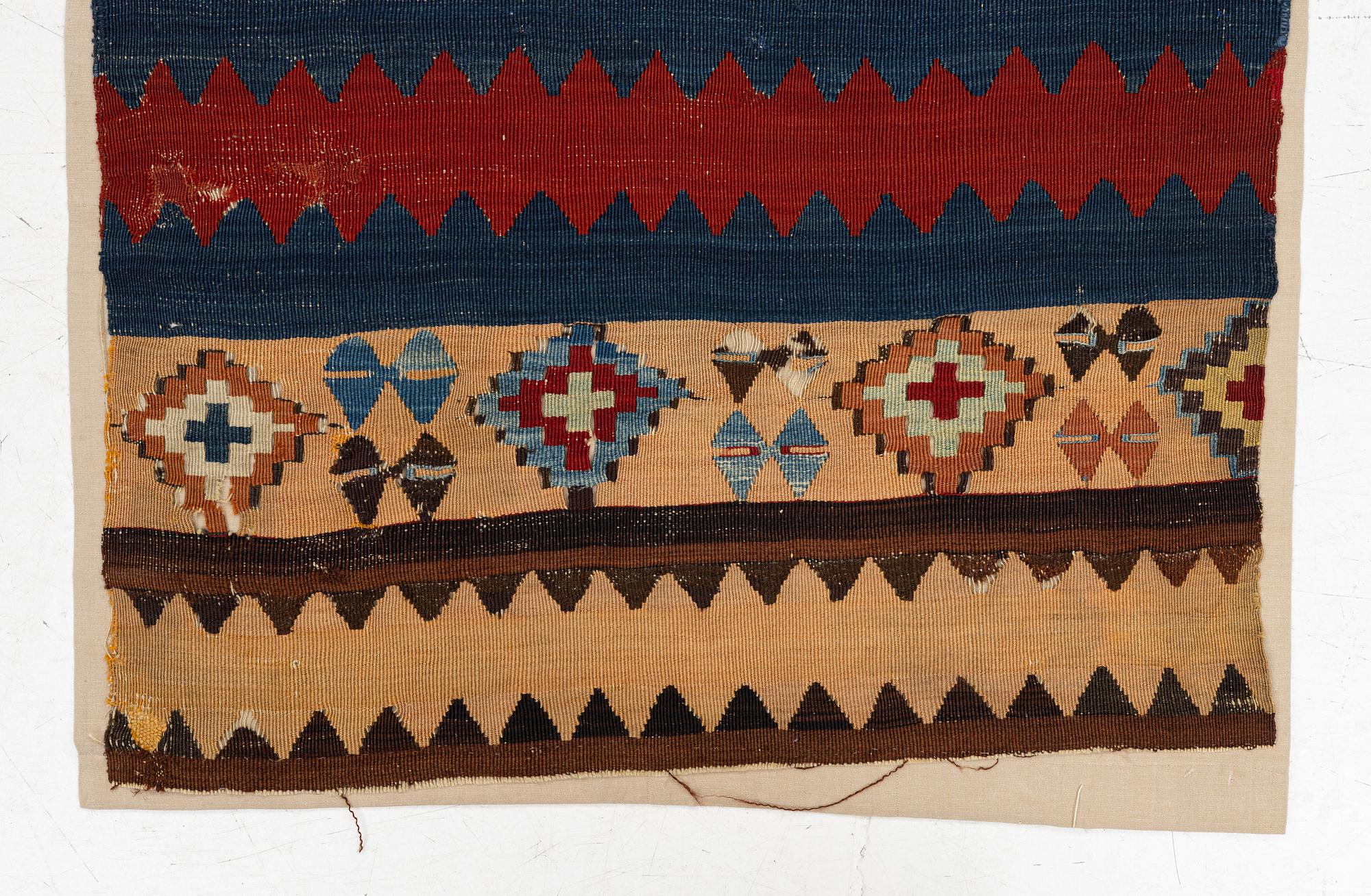 Fragment, Kelim, Adana, ca 201 x 83 södra Anatolien.