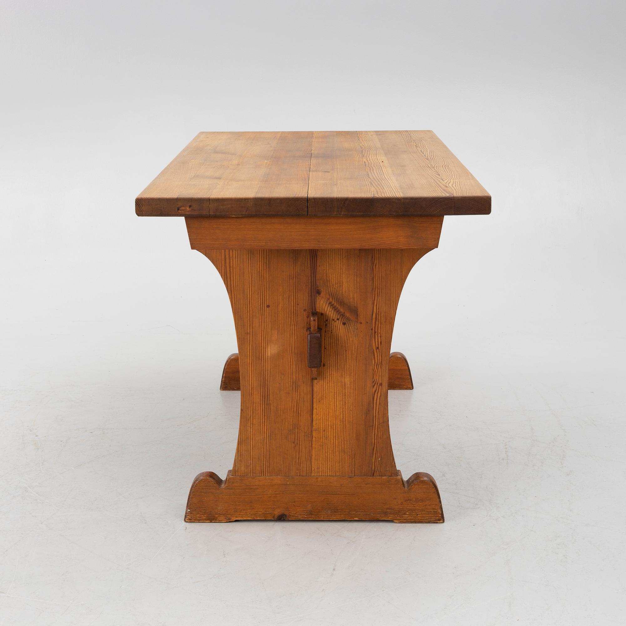 Nordiska Kompaniet, a 'Lovö' dining table, 1940s.