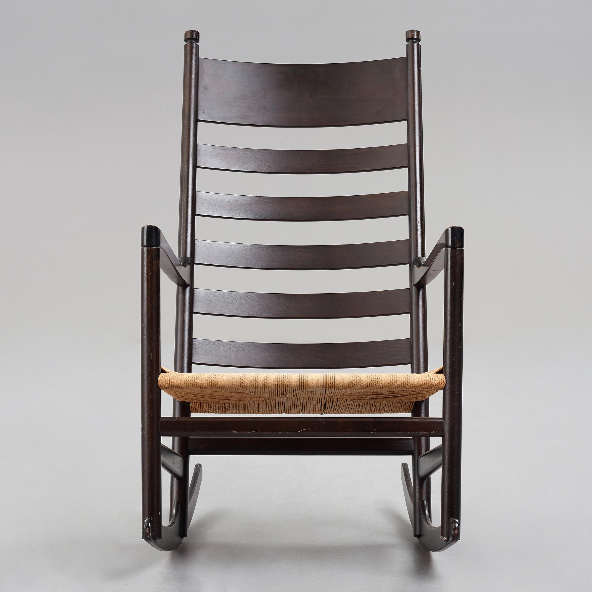 HANS J WEGNER, gungstol, "CH 45", Carl Hansen & Søn, Danmark, 1960-tal.