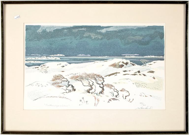 ROLAND SVENSSON, 6 st litografier, sign.