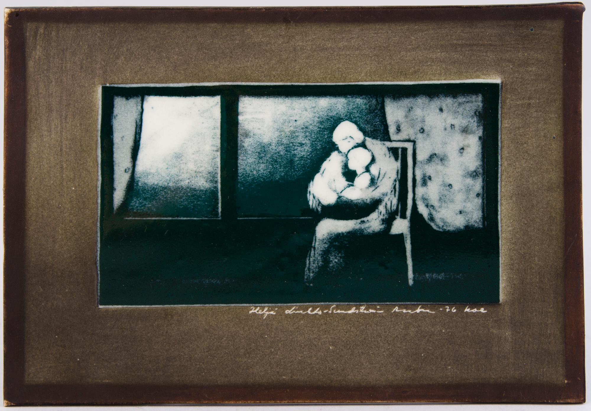 HELJÄ LIUKKO-SUNDSTRÖM, a ceramic wall plaque, signed and dated