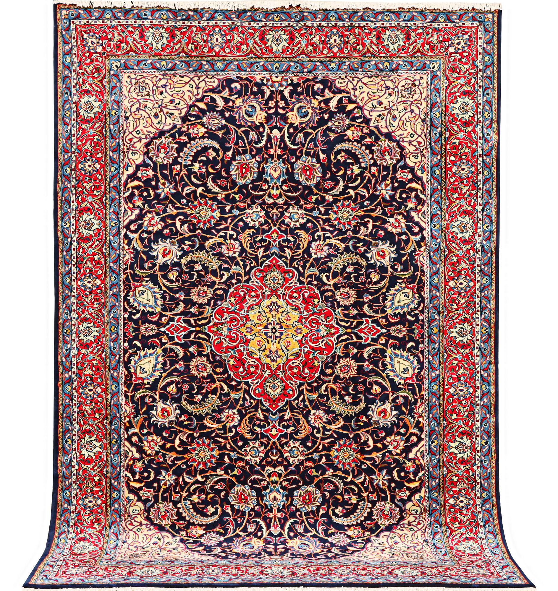 A KAshan carpet, a. 312 x 206 cm.