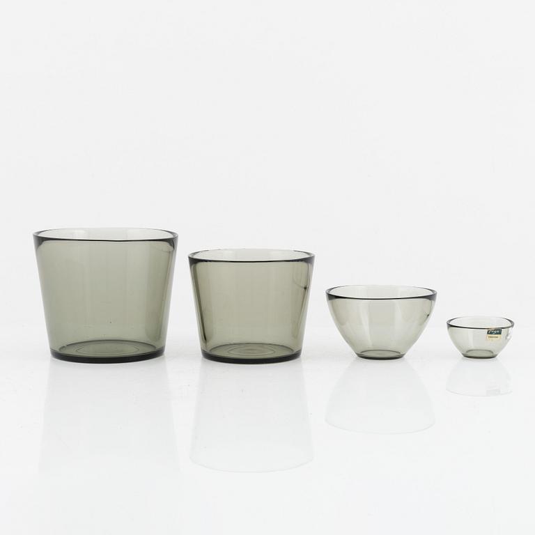 Sven Palmqvist, 29 'Fuga' glass bowls, Orrefors, Sweden.