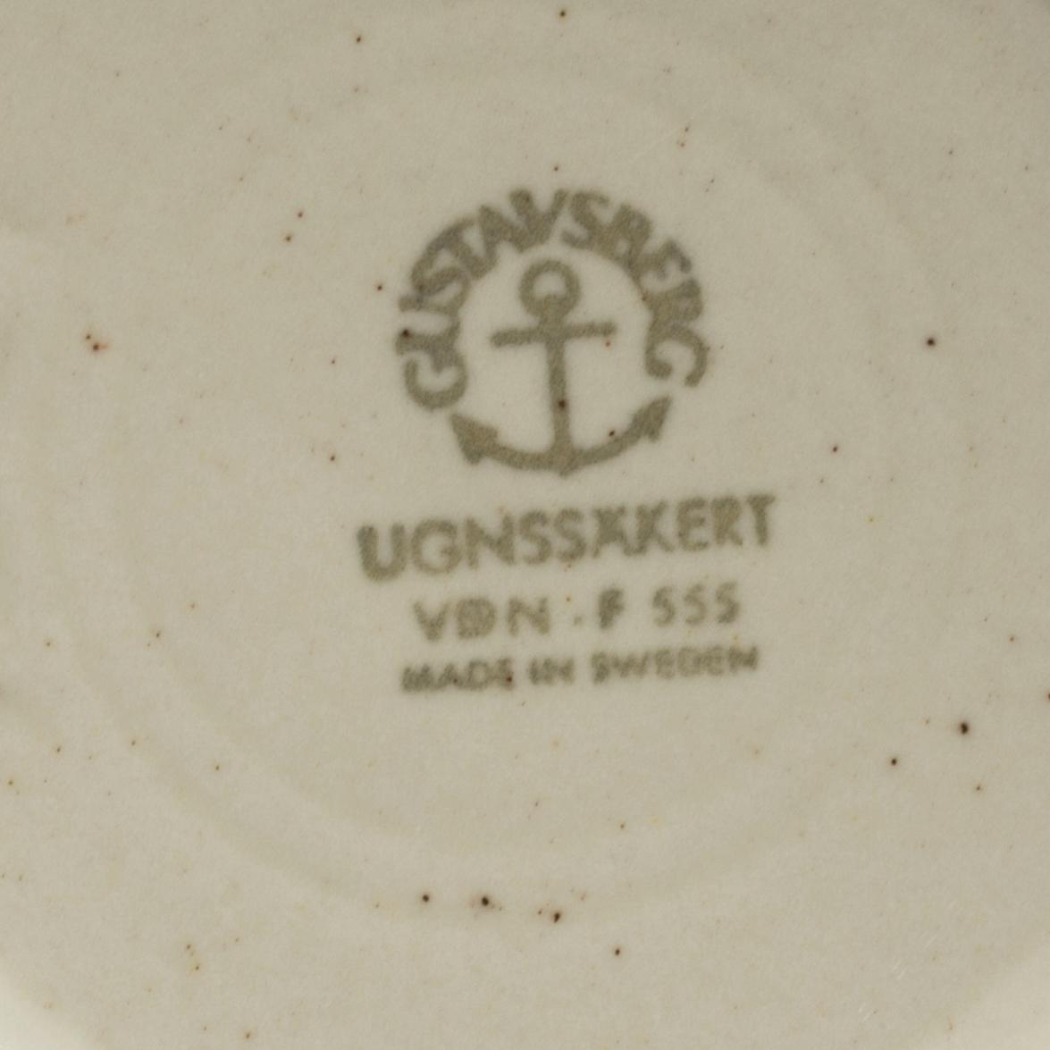 STIG LINDBERG, servis, 44 delar, stengods, "Birka", Gustavsberg.