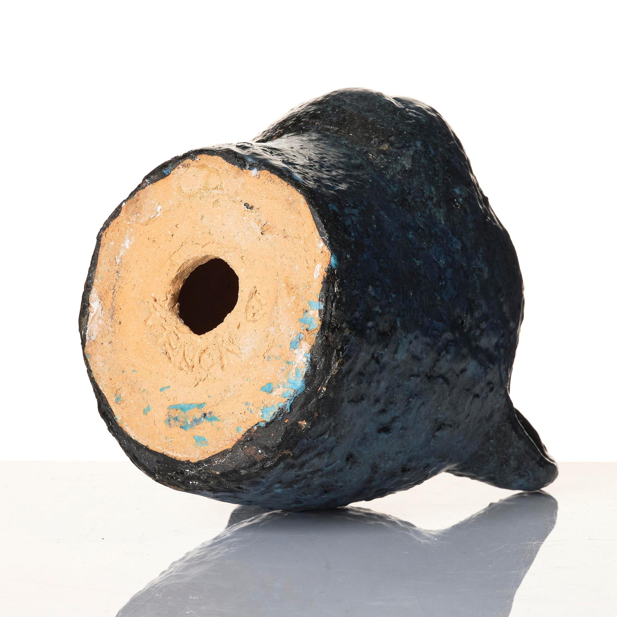 Dagmar Norell, a glazed ceramic sculpture of a feline, probably 1950s-60s.