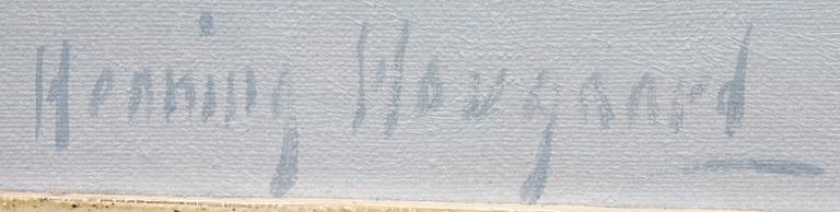HENNING HOUGAARD, olja på duk, sign.