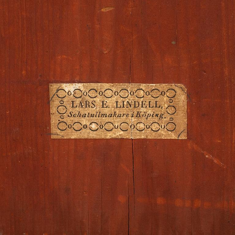 A folding table by Lars Erik Lindell (master in Köping, Sweden 1818-1843).