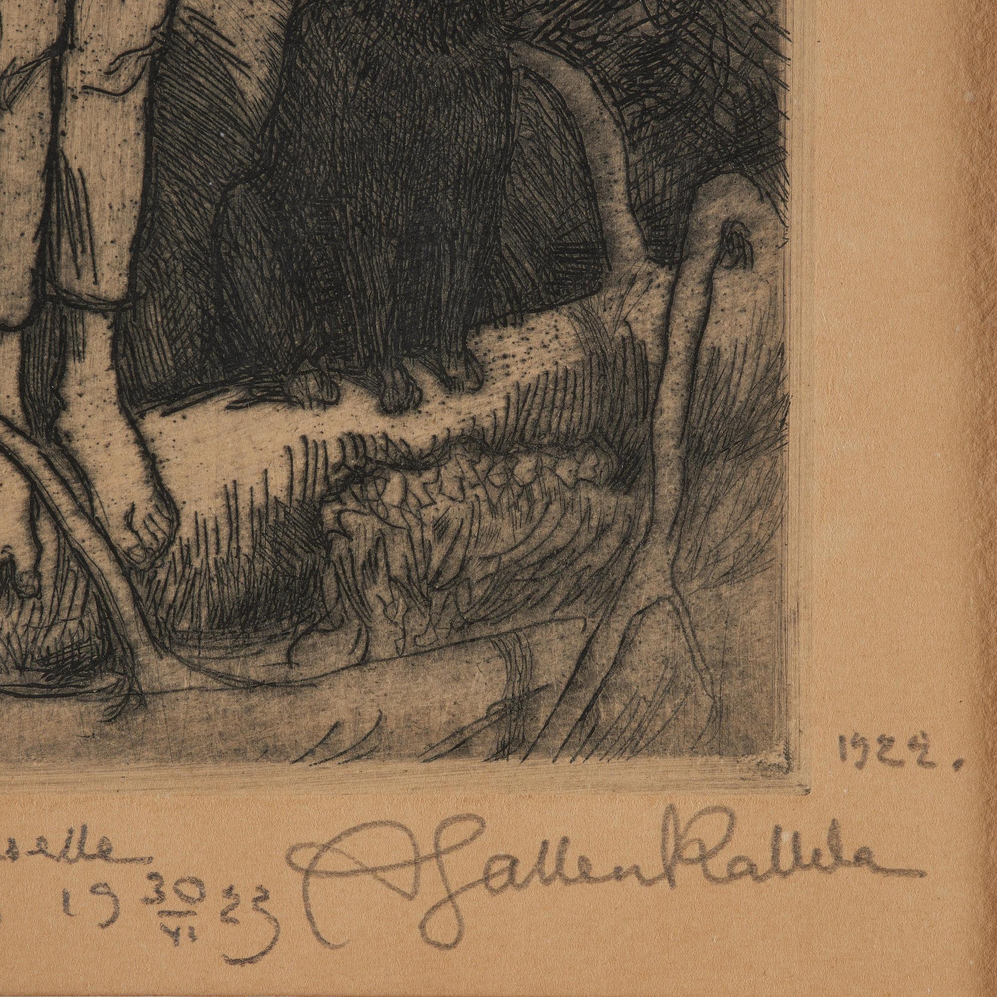 Akseli Gallen-Kallela, "Kullervo´s curse".