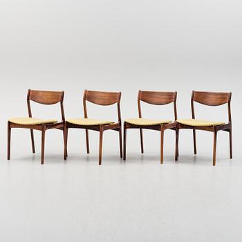 A five piece dining set, 1950's/60's.