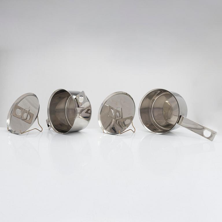 Timo Sarpaneva, Two pans TS 204 and TS 205 manufacturer OPA Ltd. 1970s.