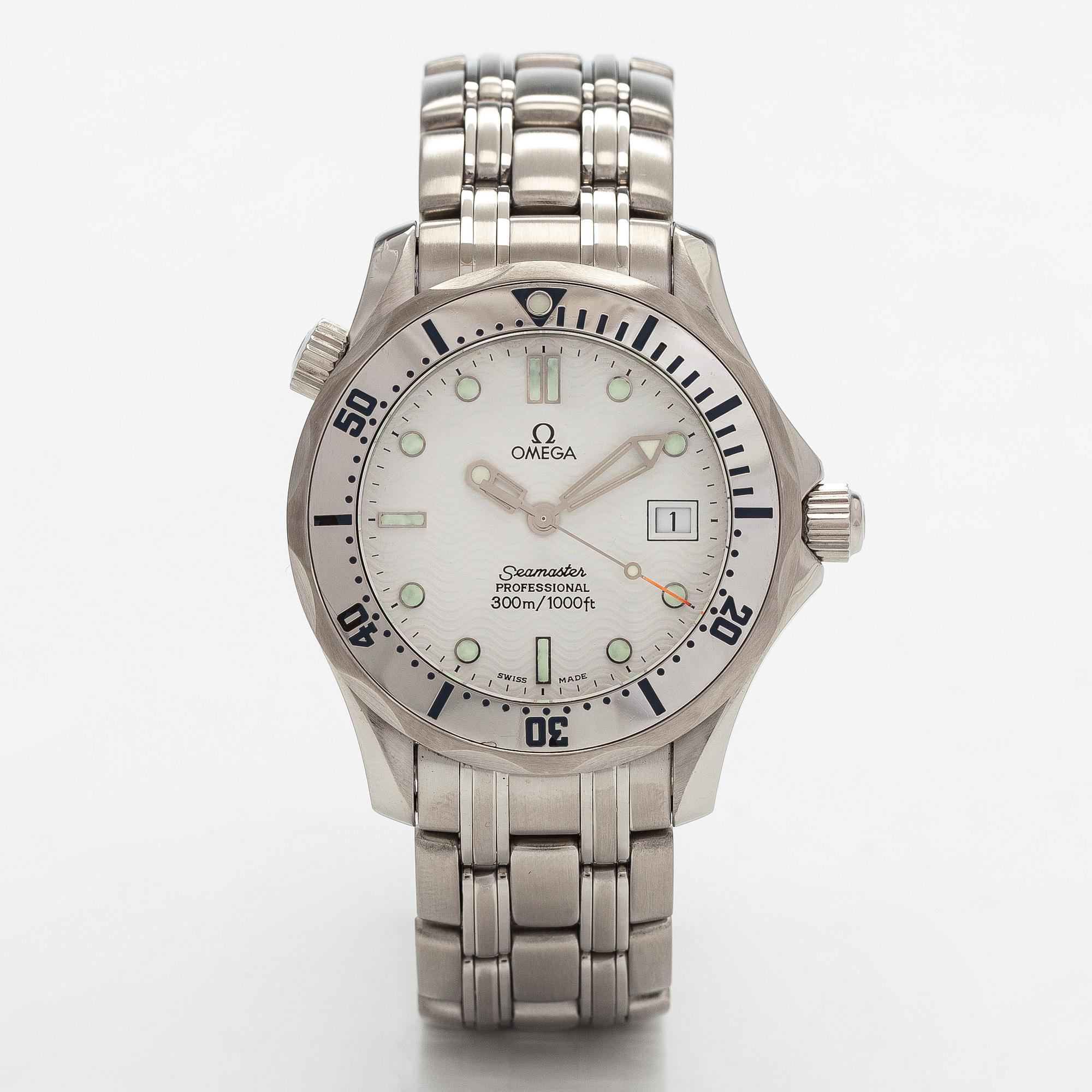 Omega, Seamaster, Professional, 300m, armbandsur, 36,5 mm.