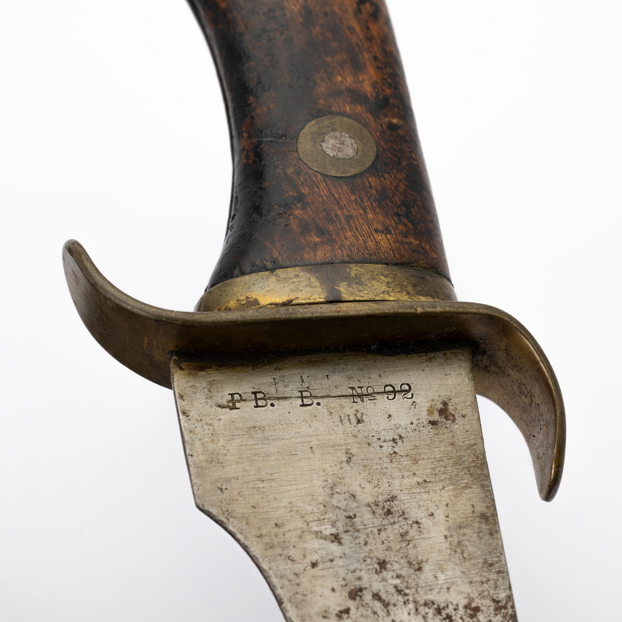 Fascine knives, 2 pcs, 19th century.