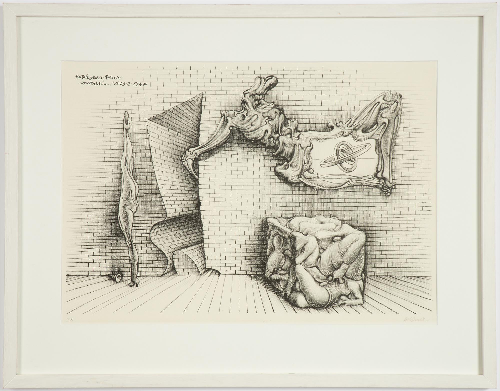 Hans Bellmer, Musee Jean Brun - Souterrain No. 13.8.1944".
