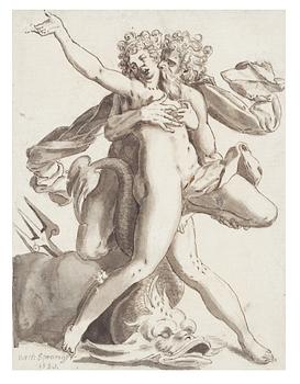 480. Bartholomeus Spranger Follower of, Mythological scene.