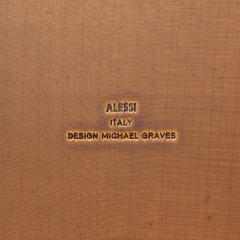 Michael Grave, table clock, Alessi, Italy.