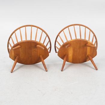 Yngve Ekström, a pair of "Arka" chairs, 1960s.