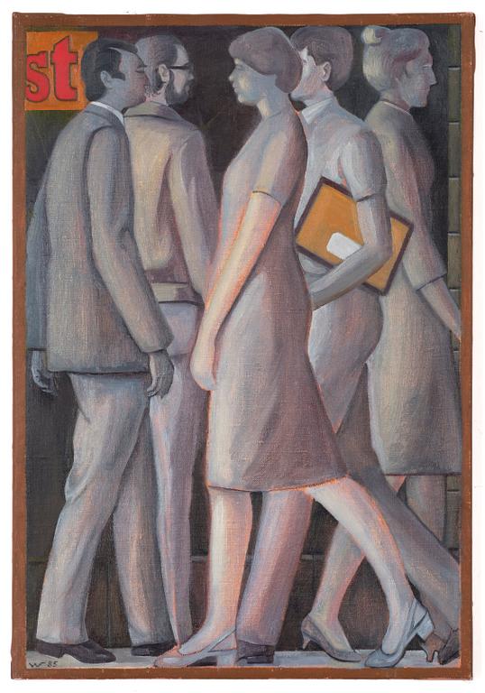 Erik Wessel-Fougstedt, "Människor på gatan".