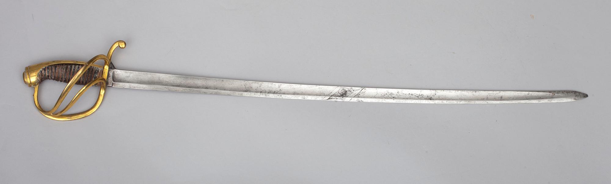 OFFICERSSABEL, 1800-tal.