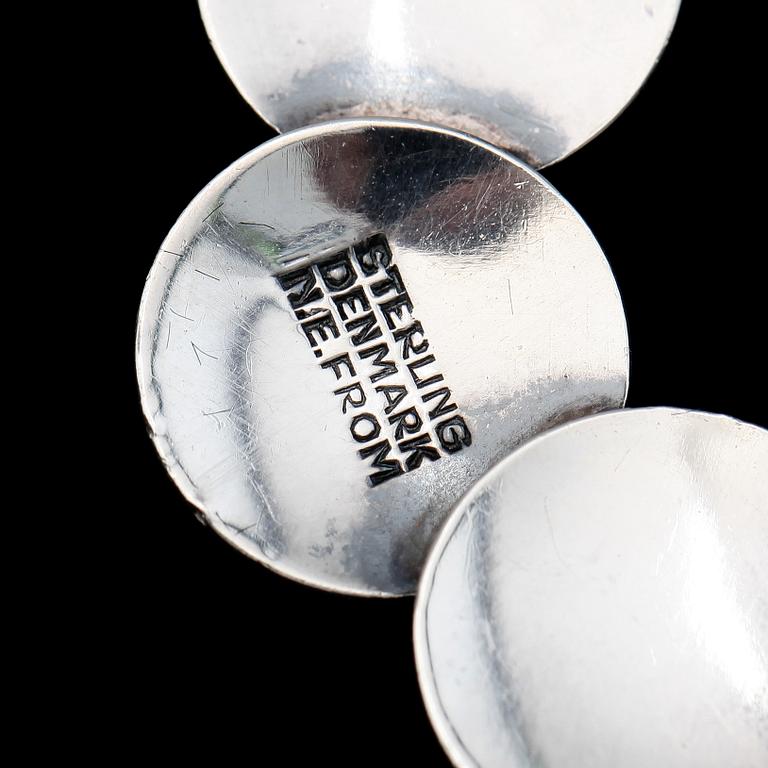 GARNITYR, sterlingsilver, Nils-Erik From, Danmark, sannolikt 1960-tal.