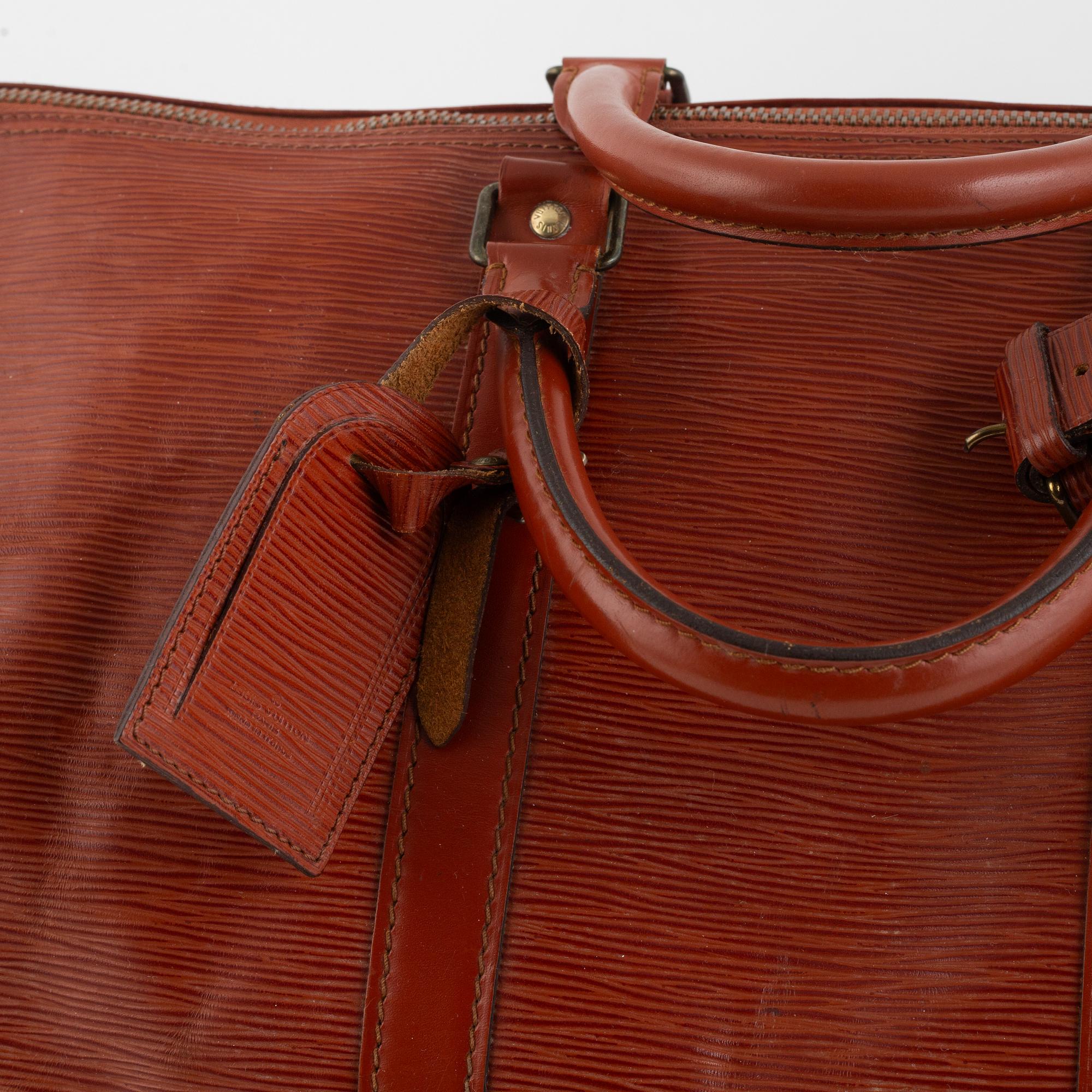 Louis Vuitton, weekendbag, "Keepall 55 Epi", 1988.