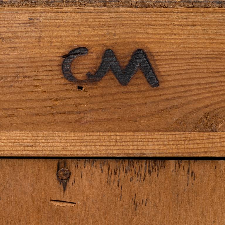 Carl Malmsten, a mahogany veneered cabinet, designed 1941.