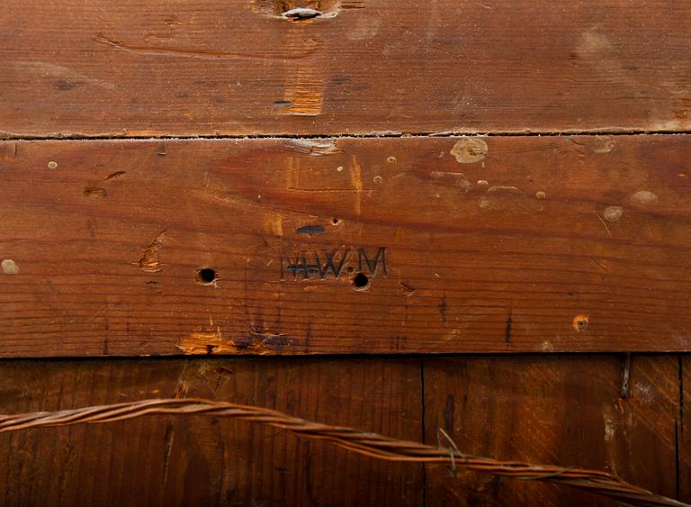 SPEGEL, empire, Mathias Wingmark 1802-1810, Göteborgs hallstämpel.