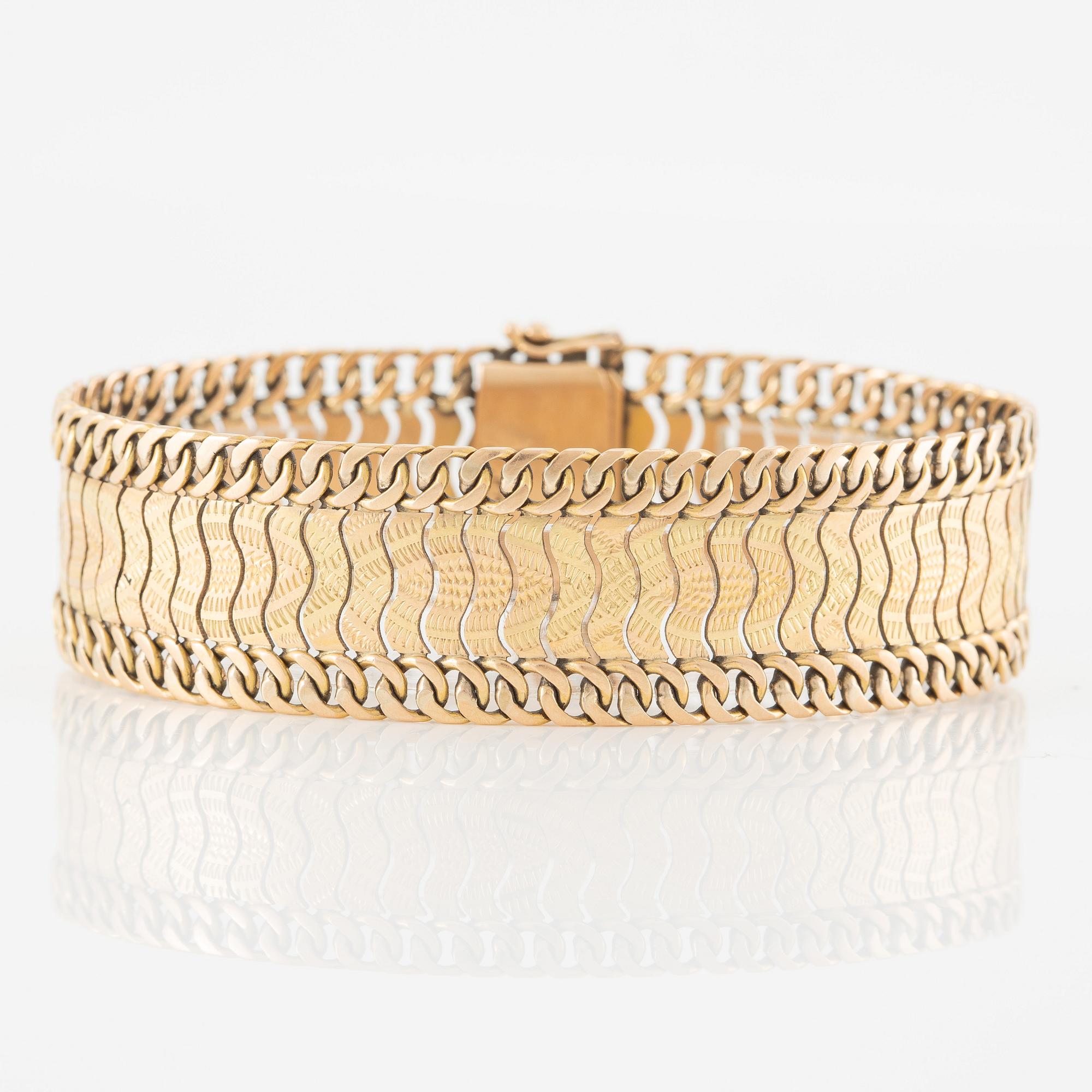 Bracelet 18K gold, Peru.