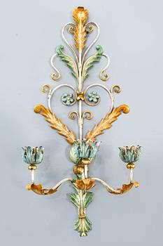 Lampetter ett par barockstil Italien 1900-talets mitt.