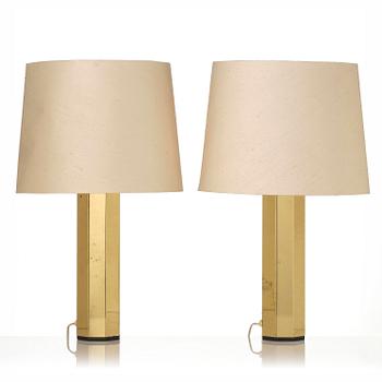 Hans-Agne Jakobsson, a pair of table lamps model B 203/36, Hans-Agne Jakobsson AB, Markaryd, 1960s-70s.