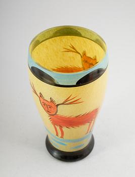 VAS, glas, Ulrica Hydman-Vallien, Kosta Boda.