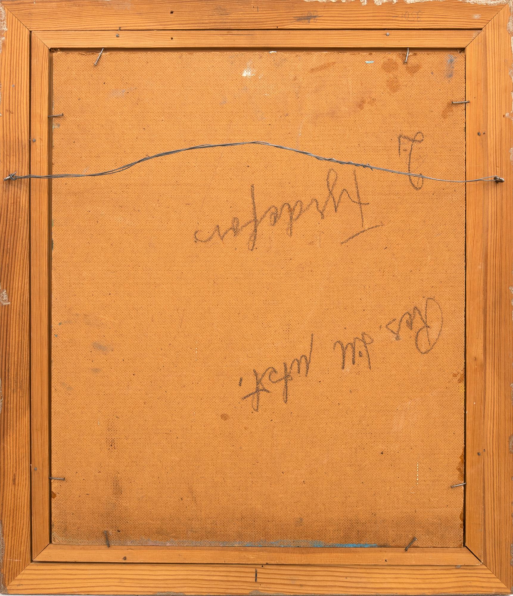 Gunnar Jonn, oil on canvas signed and dated 54.