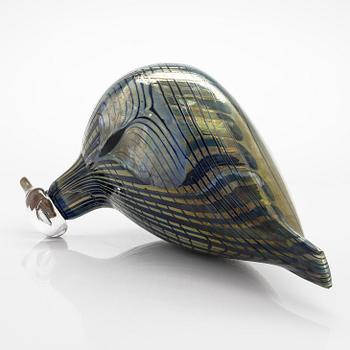Oiva Toikka, glassfågel, signerad Oiva Toikka Nuutajärvi Notsjö 427/1000.