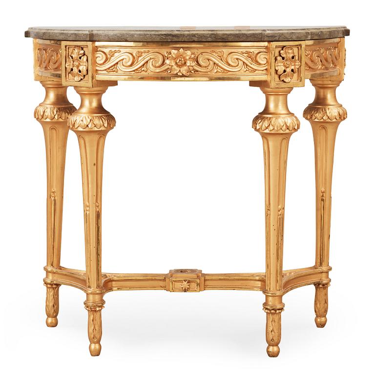 A Gustavian 18th century console table.