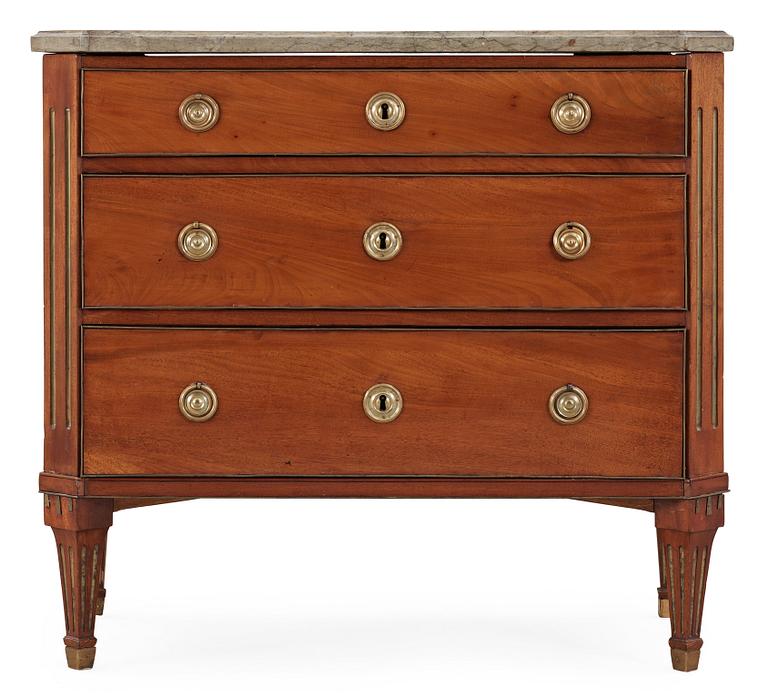 A late Gustavian commode by A. Lundelius dated 1783.