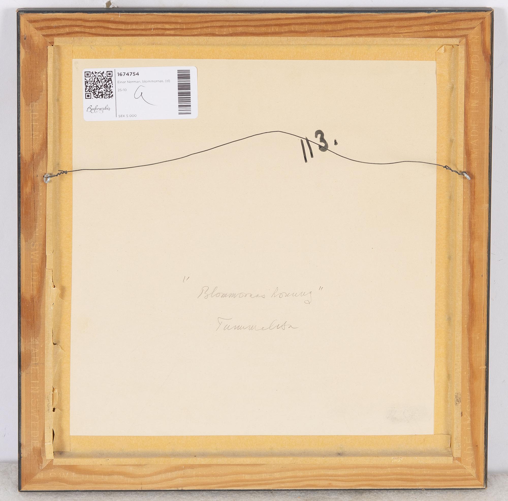 Einar Nerman, "The Honey of the Flowers", From Thumbelina.