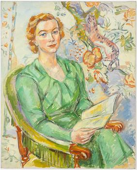 Birger Simonsson, olja på duk, stämpelsignerad.