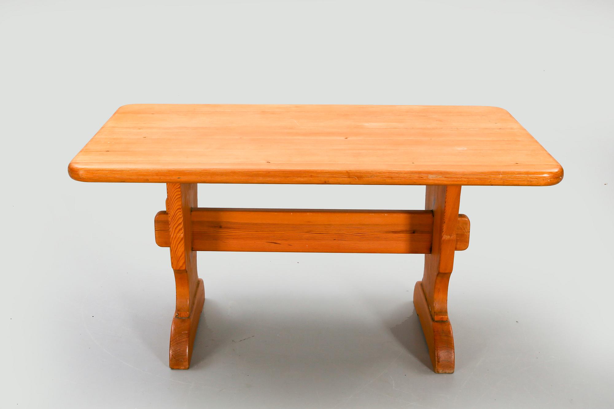 Bock table, pine, second half of the 20th century.