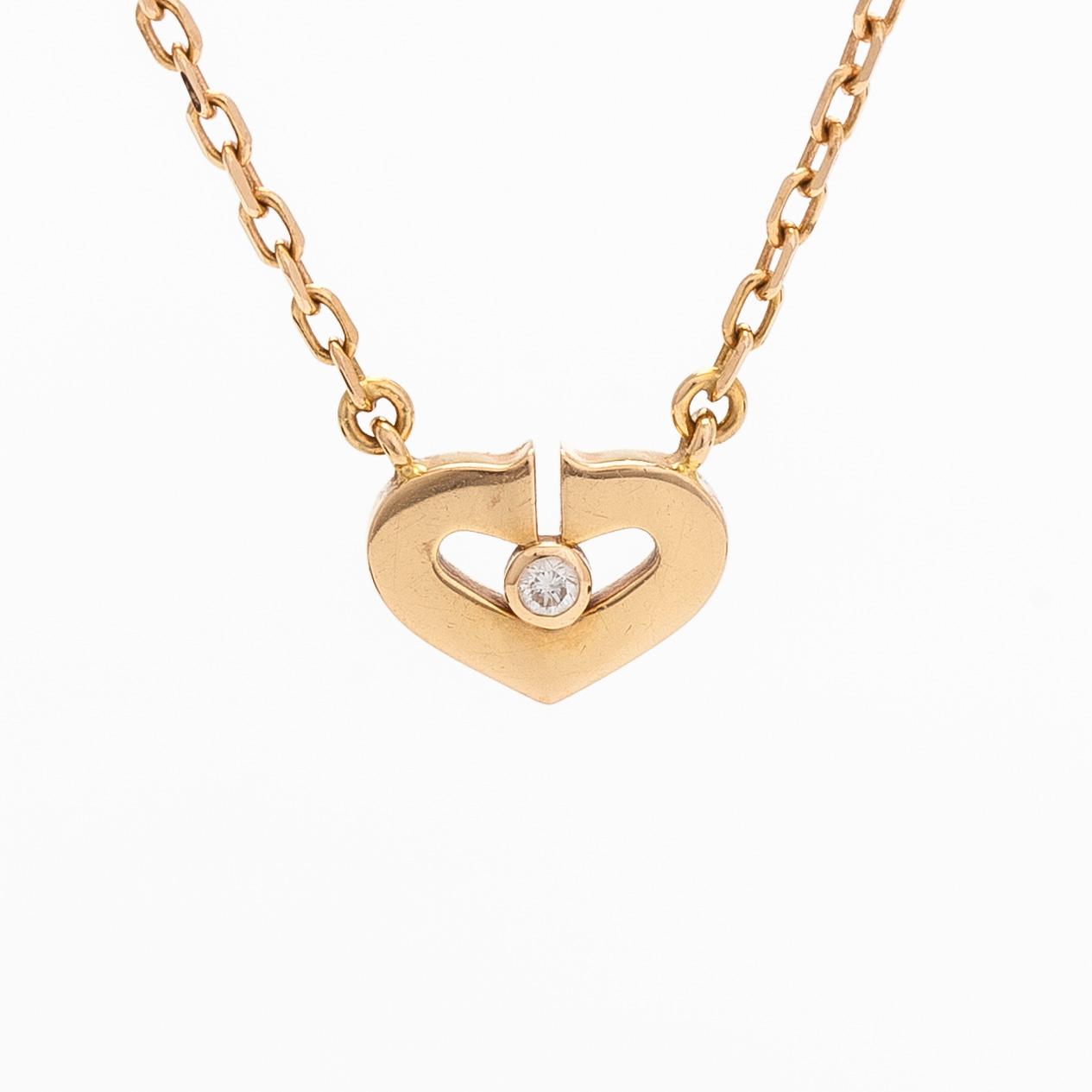 Cartier, kaulakoru, "C heart de Cartier", 18K kultaa.